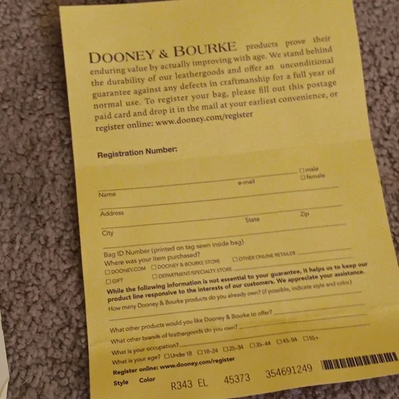 Dooney & Bourke Gray Satchel with Brown Accents - Picture 8 of 10